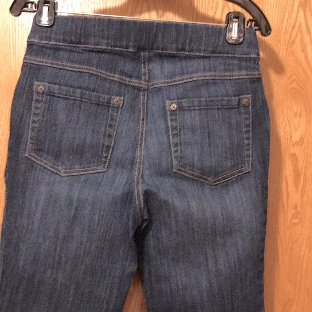 Motherhood maternity S or 6 x 29” boot cut below belly stretch denim blue jeans